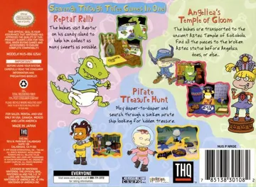 Rugrats - Scavenger Hunt (USA) box cover back